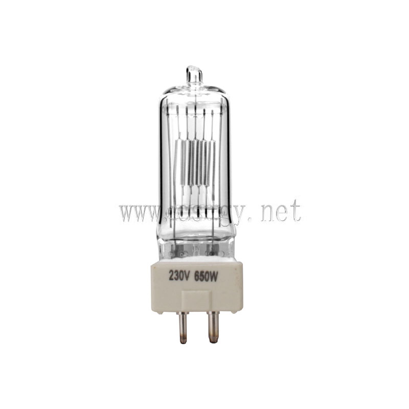 Studio and Stage Halogen Bulb 230V 650W CP89 FRL GY9.5