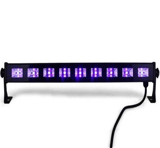 JTL UV LED Bar Black Light with 9x3W LED for Parties Halloween Club 